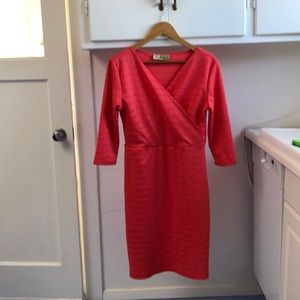 REDUCED! Very pretty Hybrid & Co. coral pink dress